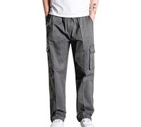 Herren Cargohose Baggy Freizeithose Jogginghose Locker Pants Männer Jogginghose Outdoorhose Herren Anzug Chino Hose Sweathose Sweatpants Casual Einfarbig Sporthose