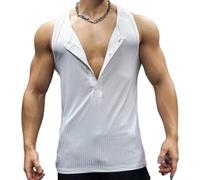 Herren Casual Button für top Stretch Polyester Sommer Shirt XL | Für Sport und Fitness, Atmungsaktiv & Dehnbar, Ideal für Männer, 90% Polyester Mix, Größen L-3XL