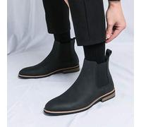 Herren-Chelsea-Boots, Slipper, Arbeitsschuhe & Business-Schuhe, atmungsaktive, leichte und strapazierfähige Ganzjahres-Lederstiefel in Große Größen, e