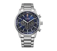 Herren Chronograph aus Edelstahl mit Datum, Eco Drive