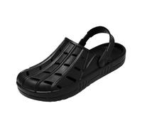Herren Clogs Plus Size Gartenschuhe Gartenclogs Leicht Gummischuhe Sommer Garten Clogs Wasserschuhe mit Verstellbarem Fersenriemen für Strand, Pool, Garten und Sommerwanderungen, House Shoes