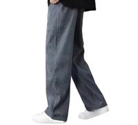 Herren Cordhose Straight Fit Elastischer Bund M-5XL(Dark Gray XXL)