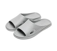 Herren/Damen Badeschuhe Hausschuhe Slippers Sommer Slide Pantoletten Badelatschen Strand Indoor/Outdoor rutschfest Baden Unisex Einfarbig Duschschuhe Rutschfest Strandschuhe