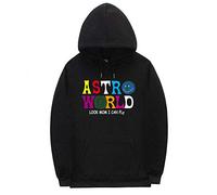 Herren Damen Jugend Casual Pullover Mit Kapuze ASTROWORLD Drucken, Hoodie Hip Hop Travis Scott Sweatshirts Kapuzenpullover Mit Taschen