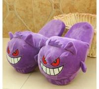 Herren Damen Pokemon Gengar Süße Plüsch Hausschuhe Warm Slippers Größe35-41