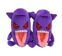 Herren Damen Pokemon Gengar Süße Plüsch Hausschuhe Warm Slippers Größe35-41