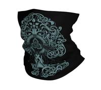 Herren Damen Wikinger Baum Des Lebens Halstuch Balaclava - Nordische Mythologie Keltischer Knoten Yggdrasil Druck Nahtloses Bandana Schlauchschal - Sommer Multifunktionale Kopfbedeckung