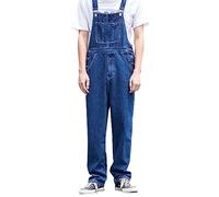 Herren Denim Latzhose Overalls Jeans Loose Fit Cargo Jeans Retro Jumpsuit Arbeitshose Arbeitshose Latzhose Jumpsuit Cargo Workwear Strampler Vintage Freizeithose