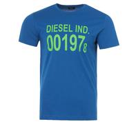 Herren Diesel T-DIEGO T-Shirt in Blau 2XL