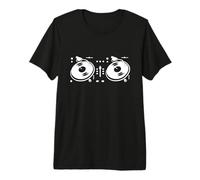 Herren DJ Plattenspieler Disc Jockey Premium T-Shirt