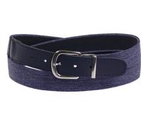 Herren Elastik Gürtel in 35 mm Breite jeansblau, 145