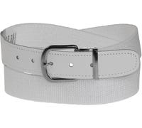Herren Elastik Gürtel in 35 mm Breite weiss, 145