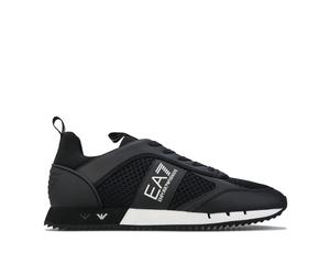 Herren Emporio Armani EA7 B&M Mesh Run Turnschuhe in Schwarz EU 46 / UK 11