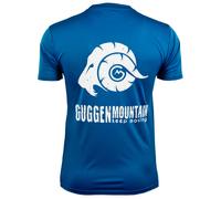 Herren Fitness Funktionsshirt T-Shirt mit Logo Sport Outdoor Blau L