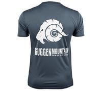Herren Fitness Funktionsshirt T-Shirt mit Logo Sport Outdoor Grau L