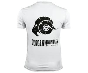 Herren Fitness Funktionsshirt T-Shirt mit Logo Sport Outdoor Weiss 2XL