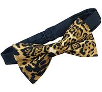 Herren-Fliege, Leopardenmuster, 100 % Baumwolle, leopard, Einheitsgröße