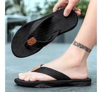 Herren Flip-Flops Sommer Strandschuhe in großer Größe, Lässig Anti-Slip