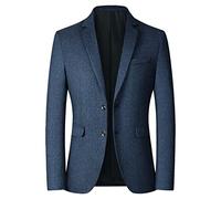 Herren Freizeit Blazer Mantel Regular Fit Herren Sakko Sportlich Slim Fit Blazer Männer Modern Freizeit Jacke Business Anzugjacke für Hochzeit Freizeit Winterjacke Herren
