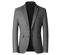 Herren Freizeit Blazer Mantel Regular Fit Herren Sakko Sportlich Slim Fit Blazer Männer Modern Freizeit Jacke Business Anzugjacke für Hochzeit Freizeit Winterjacke Herren