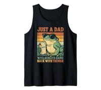 Herren Frog Papa Cool Just A Dad Who Always Came Back with The Milk Tank Top