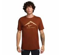 Herren-Funktionsshirt Kurzarm Nike DRI-FIT TEE TRAIL LOGO braun FQ3914-245 - M