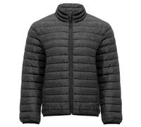 Herren gefütterte Steppjacke Finland aus Polyester Schwarz meliert L