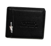 Bag Street Wild Things Only Herren Leder Geldbörse 5501, Farbe:Schwarz