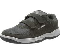 Herren Gola Belmont Weite Passform Beschichtetes Leder Turnschuhe, Gr.-43 EU/9 UK, dunkelgrau Veloursleder