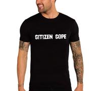 Herren Grafik T-Shirt Bürger bewältigen - Citizen Cope - Öko-Verantwortlich Vintage Jahrgang Kurzarm Lustige Druck Geburtstag Geschenk Mann Dunkelschwarz XL