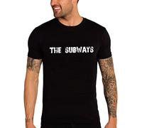 Herren Grafik T-Shirt Die U-Bahnen - The Subways - Öko-Verantwortlich Vintage Jahrgang Kurzarm Lustige Druck Geburtstag Geschenk Mann Dunkelschwarz M