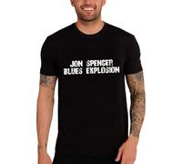 Herren Grafik T-Shirt Jon Spencer Blues Explosion Öko-Verantwortlich Vintage Jahrgang Kurzarm Lustige Druck Geburtstag Geschenk Mann Dunkelschwarz XXL