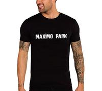 Herren Grafik T-Shirt Maxïmo-Park - Maxïmo Park - Öko-Verantwortlich Vintage Jahrgang Kurzarm Lustige Druck Geburtstag Geschenk Mann Dunkelschwarz XL