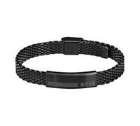 Herren Gravurarmband Alen aus Edelstahl, IP Black