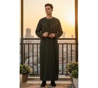 Herren Grüne Ramadan Marokkanische Jubba Robe Djellaba Eid Kaftan Thobe LFS -TT-007 60