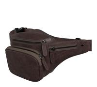 Herren Gürtel Bauch Schulter Tasche Echt Leder Bauch Hüft Crossbody 30654 Braun