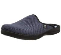 FlyFlot Herren Hausschuhe bequeme Pantoffeln, Größe:45 EU, Farbe:Blau