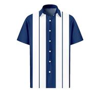 Herren Hawaiihemd Herren Kurzärmeliges Hemd Aus, Schmale Passform Herren Work Shirt Short Sleeved Freizeithemd Langarmshirt Herren(Weiß,8XL)