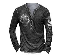 Herren Hemd Langarm Gym Kleidung Slim Fit Black Tshirt Men Arbeits T Shirt Schwarz Men's Sweaters & Sweatshirts Shirts XXL