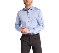 Herren Hemd Modern Fit extralange Armel, blau, 41