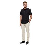 Herren Hemd "Modern Fit" Kurzarm, 45, Schwarz