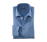 Herren Hemd "Modern Fit" Langarm, mittelblau, Gr. 40 (M)