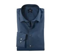 Herren Hemd No. 6 Super Slim Fit Langarm, 42, blau