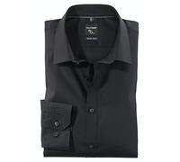 Herren Hemd No. 6 Super Slim Fit Langarm schwarz, size M