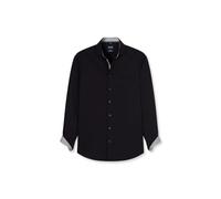 Herren Hemd No. 6 Super Slim Fit Langarm schwarz, size S