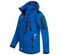 Herren Herbst Winter Jacke Softshell Regen Outdoor Übergangs Jacke FVS Production H-H, Farbe:Royal Blau, Größe:XXL