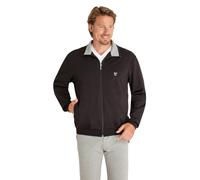 hajo Herren Sweatjacke - Freizeit, Klima-Komfort, Stretch Cotton-Mix, uni Grau L