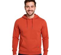 Herren Hoodie Kapuzen-Pullover Basic-Pullover moderner Baumwoll-Pullover Sweater Große Größen Rot L