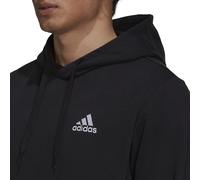 Kapuzensweatshirt ADIDAS SPORTSWEAR "ESSENTIALS FLEECE HOODIE" Gr. S, schwarz-weiß (black, white) Herren Sweatshirts Hoodies (40263860-S)