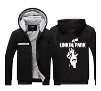 Herren Hoodies für Linkin Park Casual Full-Zip Sweatshirts Männer Plain Hoodies Mantel Frühling Herbst Gym Wear Tops Hoody Printing Langarm Outwear Sweatshirt Kapuzenjacke,A-XXL